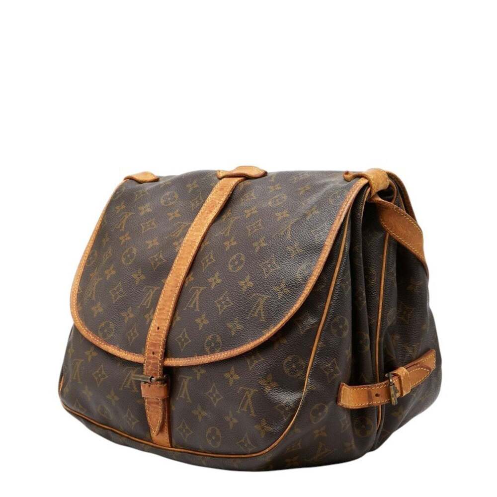 LOUIS VUITTON Brown Monogram Leather Shoulder Bag - Picture 2 of 11